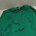 ANRABESS Women 2 Piece Outfits 2025 Fall Fashion Airport Wide Leg Pants Lounge Set Leisure Travel Vacation Clothes Sweatsuits (X-Large, Green)