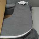 My Brest Friend Twin Nursing Pillow - Enhanced Comfort with Slipcover - Ultimate Ergonomic Support for Breastfeeding- Adjustable Strap and Silent Release Buckle with Handy Side Pocket, Evening Grey