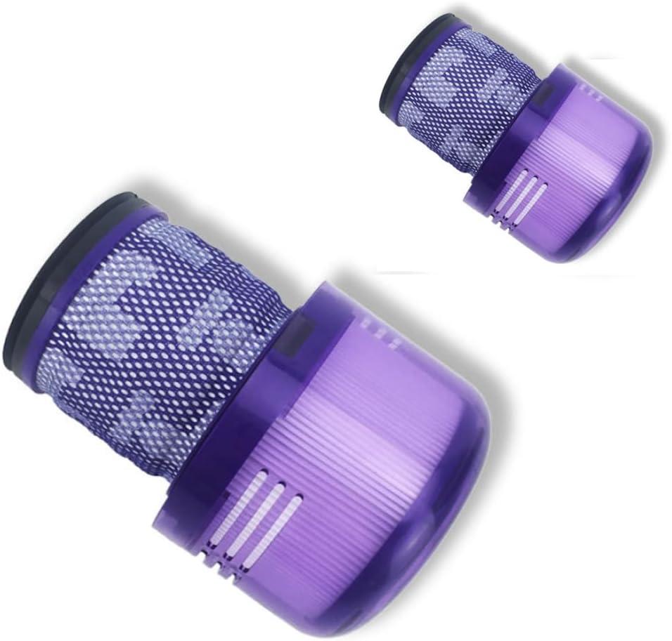 Rear HEPA Filter 2-Pack Compatible with Dyson V11 (SV14), Replacement for Part 970013-02, Post-Motor Filter Value Set, Compatible Accessory
