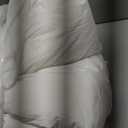 L LOVSOUL Goose Feather Down Fiber Comforter Queen Size, 100% Organic Cotton Fabric Duvet Insert,1200TC,750+Fill Power, Hotel Collection, All Season White Bedding Comforters with 8 Tabs