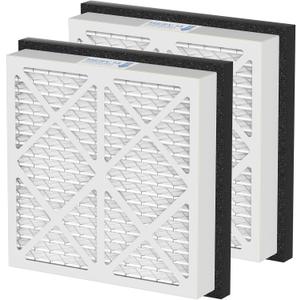 20x20x3 MERV 13 Pleated Air Filter Replacement Compatible with Zephyr VGF Series 20x20x3 Whole Home Return Air Grille Filter, MERV 13 Air Filtration System, 2 Pack