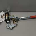 Come Along Winch Heavy Duty, 1T Come Along Pulling Tool 2 Gears 2 Hooks, Cable Winch Puller, Come Along Power Puller Ratchet Tool for Construction, Automotive, Farm, Fences