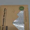 KeaBabies 3-Pack Organic Swaddles for Newborns Girls, Boys with Hats - Soft Cotton Baby Sleep Sacks 0-3 Months, Breathable Baby Hats and Swaddles 0-3 Months, Newborn Essentials Must Haves (Nordic)