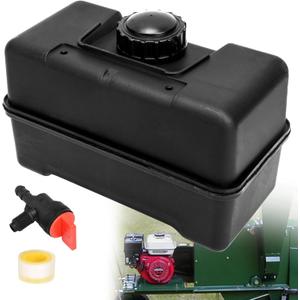 691993 Fuel Tank - 4 Quart Plastic Gas Tank & Cap Compatible with B&S Remote Mounting for Lawn and Garden Equipment Engines and for Remote Mounting, Some Specific Snow Blower, Tiller, Log Splitter