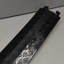 Small 1 Piece - Floor Cord Cover Cord Protector Drop Over Drop Trak Cable Ramp for Office Warehouse - Black