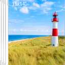 11x14 Acrylic Picture Frames,Set of 4 Clear Photo Frame for Wall,Clear Frameless Frames 11 x 14,Floating Hanging Picture Frames 11 x 14 for Home, School, Office
