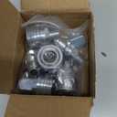 Pressure Washer Quick Connect 3/8 Inch, Pressure Washer Fittings, Stainless Steel Adapter Set, Quick Connect Hose Fittings, Female and Male 3/8" NPT Thread, 8 Pack