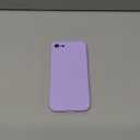 Vooii for iPhone SE Case 2022/3rd/2020,iPhone 8/7 Case, Upgraded Liquid Silicone with [Flat Edges] [Camera Protection] [Soft Anti-Scratch Microfiber Lining] Phone Case for iPhone SE - Light Purple