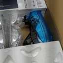 Headlights Assembly for 99-02 Chevy Silverado 1500 2500; for 01-02 Silverado 1500HD 2500HD 3500HD; for 00-06 Tahoe Suburban Headlight+Bumper Parking Turn Signal Marker Light with Bulbs (Polished Chrome | With High & Low Beam Bulbs)