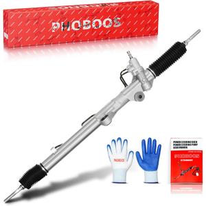 PHOBOOS Hydraulic Power Steering Rack and Pinion Assembly Compatible with Toyota Tundra 2000-2006, Toyota Sequoia 2001-2007, 3.0L/4.0L/4.7L, New Unit, Leak Resistance, Direct Fit, Ref. 97-1618