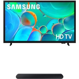 Samsung 32-Inch Class HD H5000F Smart TV (2025 Model) HDR, Object Tracking Sound Lite, Knox Security S60D 5.0ch Soundbar w/Wireless Dolby Atmos Audio, All-in-One Design, HW-S60D/ZA