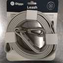 Dogline Biothane Waterproof Dog Leash Strong Coated Nylon Webbing with Black Hardware Odor-Proof for Easy Care Easy to Clean High Performance for Small or Large Dogs 4 or 6 ft Lead