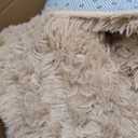 yongyangjuxin Fluffy Rug Shag Area Rug, Beige 8x10 Area Rugs for Living Room, Large Shag Area Rugs for Bedroom Kids Room Home Decor, Upgrade Anti-Skid Rectangular Fuzzy Rugs