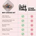 Large Stuffed Animal Hammock Corner - Stuffed Animal Storage - 100% Natural Cotton Macrame Stuffed Animal Net - Stuff Animal Organizer - Net For Stuffed Animals Corner Large-Beige