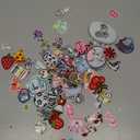 100Pcs Random Assorted Styles Embroidered Patches, Sew on/Iron on Patch Applique for Clothes, Dress, Hat, Jeans, DIY Accessories