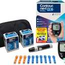 Ascensia CONTOUR NEXT GEN Blood Glucose Monitor All-In-One Kit with 20 Test Strips, Accurate Blood Sugar Monitor, Easy-to-Use Glucose Meter, Portable and Reliable Diabetes Testing Kit