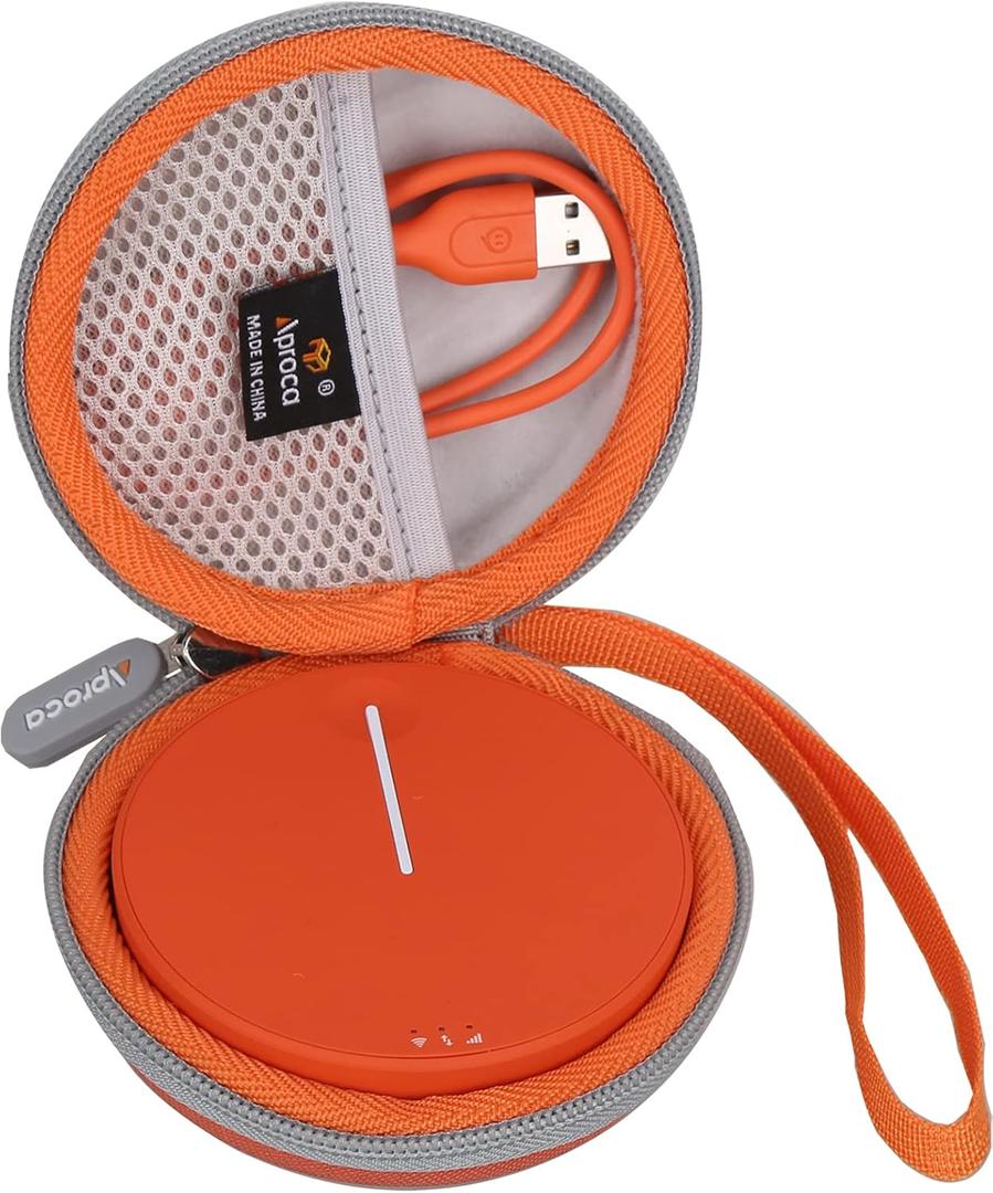 Aproca case Compatible with SIMO Solis Lite 4G LTE WiFi Mobile Hotspot, Portable Storage Bag for Hotspot Accessories (Case Only)