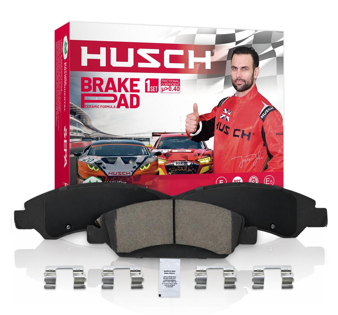 HUSCH D1730 Front Ceramic Brake Pads Kit Fit For Ford Fiesta 2014-2019