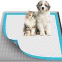 Filmicy Pee Pad Holder for Dogs,Silicone Dog Puppy Pad Holder, 24 x 24 No Spill Raised Lip High Edge,Portable, Leak-Proof Mat Holder for Dog Training Pads,Square Potty Trays for Home Floor Protection (Light Grey)