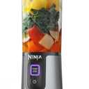 Ninja BC151BK Blast Portable Blender, Cordless, 18oz. Vessel, Personal Blender-for Shakes & Smoothies, BPA Free, Leakproof-Lid & Sip Spout, USB-C Rechargeable, Dishwasher Safe Parts, Black