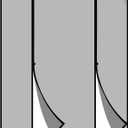 Yotache Magnetic Screen Door for Sliding Doors 72"x80", Screen Size 74"x81", Double-Sided Opening Screen Reinforced Mesh with Strong Magnets for French Front/Back Patio Doors (Black)