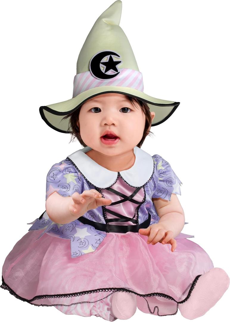 Rubies Pastel Witch Costume Dress for Toddlers, Girl's 4T