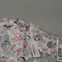 Christmas Microfiber Scrub Top, 100% Polyester, Brushed Fabric, Red (2X)