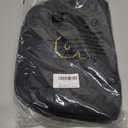 Initial Travel Toiletry Bag, Personalized Cosmetic Bags Birthday Gifts for Women, Makeup Bag Organizer with Handle, Travel Bag for Toiletries with Brush Holder (S, Black)