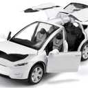 1/32 Model x Metal Die Casting Toy Car for 3 to 12 Year Old Boy Pull Back Car Toy with Sound and Lights (Red), Small