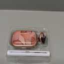 Inesore for AirPods Pro 2nd Generation Case Cover with Lock, Flowers Cute Air Pods Pro 2 Case Hard iPod Pro Cases for Women Girls with Cleaner Kit (2023 USB-C /2022/2019) -Pink Gold Marble