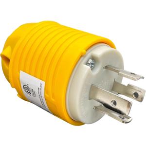 Sintron NEMA L14-30P 30 Amp, 125/250 Volt Twist Lock Plug, 3 Pole 4 Wire, ETL Listed, Male Plug Locking Connector for Generator Power Inlet Welder Power Tool Industrial Grade Grounding 3750/7500 Watt