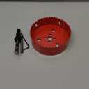 4-1/4Inch / 108mm Hole Saw for Wood, Plastic Board, Ceiling,Drywall, and Metal Sheet - HSS Bi-Metal Hole Cutter with Pilot Drill Bit