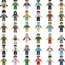 36PCS Minifigures, Mini Figure Toy, Action Figure Stuffer, Minifigures Building Bricks Mini People, Boys Girls Gift for Christmas Stockings, Birthday Cake Decorations, Easter Eggs, Party Favors