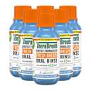 TheraBreath Fresh Breath Dentist Formulated Oral Rinse, Icy Mint, 3 Ounce (Pack of 6) (EXP: 11/2028)