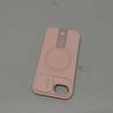 SURITCH for iPhone 17e/16e Case with Magnetic Camera Slide Cover and Adjustable Kickstand, Compatible with MagSafe, Shockproof Bumper Case Slim Protective Cover 6.1 Inch,Pink