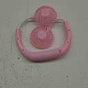 Neck Fan - 2600mAh Battery Operated Hands Free Fan, Portable Hang Around Neck Fans for Fishing, Camping, Hiking, Working, USB Powered, Over 12 Hours Cooling (Pink)