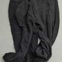 Sidefeel Women's Drawstring Wide Leg Jeans High Waisted Loose Fit Denim Pants (4, Black)