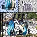 Pickleball Paddle Rack - Pickleball Holder  Holds 4 Paddle with Option to add More. Heavy-Duty Paddle Holder All Weather. Easy Instalation Hardware Included.