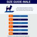 2 x MICOOYO Belly Bands for Male Dogs, 3 Pack Reusable Dog Diapers Male for Puppy Doggie, Washable Male Dog Wraps (S, Animals)