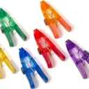 Brite Concepts Set of 6Colorful Magnetic Multi-Clips to Hang Documents or Close Bags #16499, 1 Pack of 6 Clips