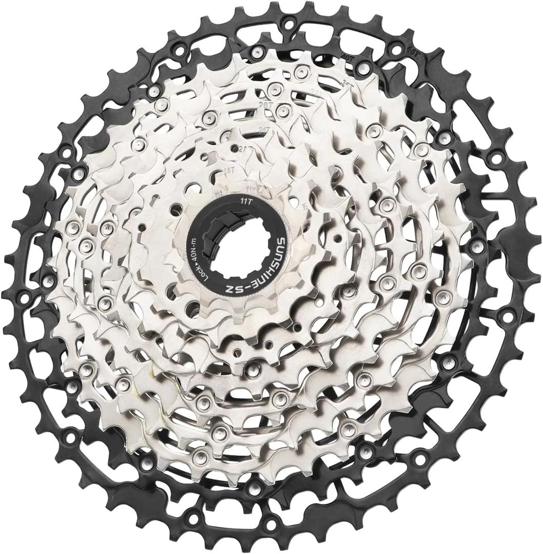 MEROCA 10/11/12/13 Speed Cassette Ultra-Light 11-52T Bike Cassette Fit Mountain Bike/Road Bike/XC/DH/AM, Compatible with Sh*Mano HG Hub Driver