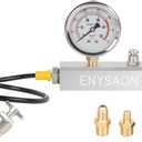 Nitrogen Shock Fill Kit with 700Psi Nitrogen Gauge and G1/4 & Schrader Valve Nitrogen Regulator Shock Fill No Loss Chuck Tool for ATV, ATC, UTV, Off-Road Bike, Dirt Bike