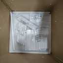 TOCHIC Modern Farmhouse Chandelier for Dining Room 21", Small Vintage White Wood Chandeliers Light for Living Room, Rustic Pendant Lighting Fixture Ceiling Hanging for Foyer Bedroom Entryway