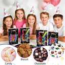2 x Tintinwiwigo 30PCS 6 7 Birthday Decorations Gift Bags,6 7 Birthday Theme Goodie Bags,Gift Bags with Handles,Double-Sided Pattern,67 Party Favors Bags- Rainbow