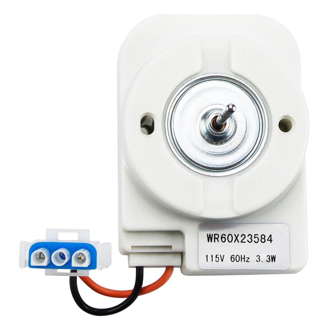 AMI PARTS WR60X23584, WR60X31522, WR60X28783 Evaporator Fan Motor Fit for G E and Hot-Point Refrigerator Replaces WR60X10046 WR60X10141 WR60X10346 PS10063450 WR60X10045