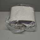 Lampshades Set of 2, Drum Lampshades 11.6" Top x 12.6" Bottom x 9.8" High, Seaside village Medium Lampshades (Spider Fitter), Beige Lampshades Natural Linen Hand Crafted, Easy Assembly Required