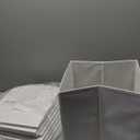 Criusia Storage Cubes, 11 Inch Cube Storage Bins for Shelves (10 Pack), Fabric Collapsible Storage Bins with Dual Handles, Foldable Cube Baskets for Clothes, Closet Organizers and Storage Box (Grey)