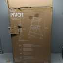 Boon Pivot Toddler Tower Kids Kitchen Step Stool - Folding Step Stool for Bathroom Sink or Kitchen Counter - CPC Certification - White - Ages 18 Months to 4 Years