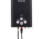 GASLAND BE158B 1.58GPM 6L Portable Hot Water Heater, Instant Propane Water Heater, Overheating Protection, Easy to Install, Use for RV Cabin Barn Camping Boat, Black