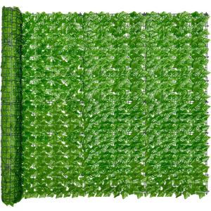 Bybeton Artificial Ivy Privacy Fence Panels, 60" X 120" UV-Anti Light Green Faux Vines Leaf Grass Wall for Patio Balcony Privacy, Garden, Backyard Greenery Wall Backdrop and Fence Decor.